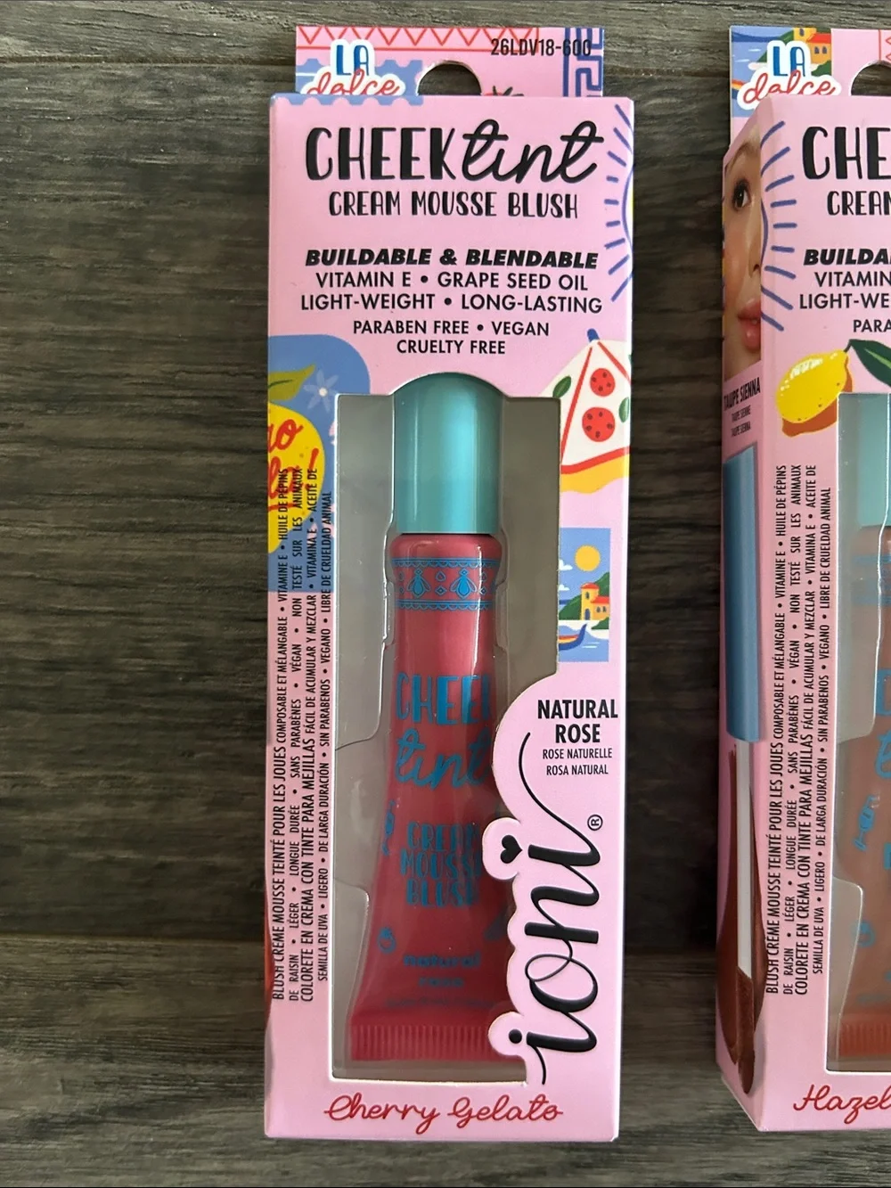 Ioni LA dolce Vita Cheek Tint Cream Mousse Blush NEW